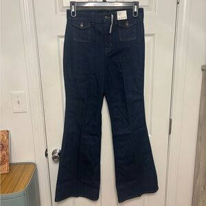 J. Crew Women's High Rise Semi-Stretch Flare Jeans.  New. Size 29.